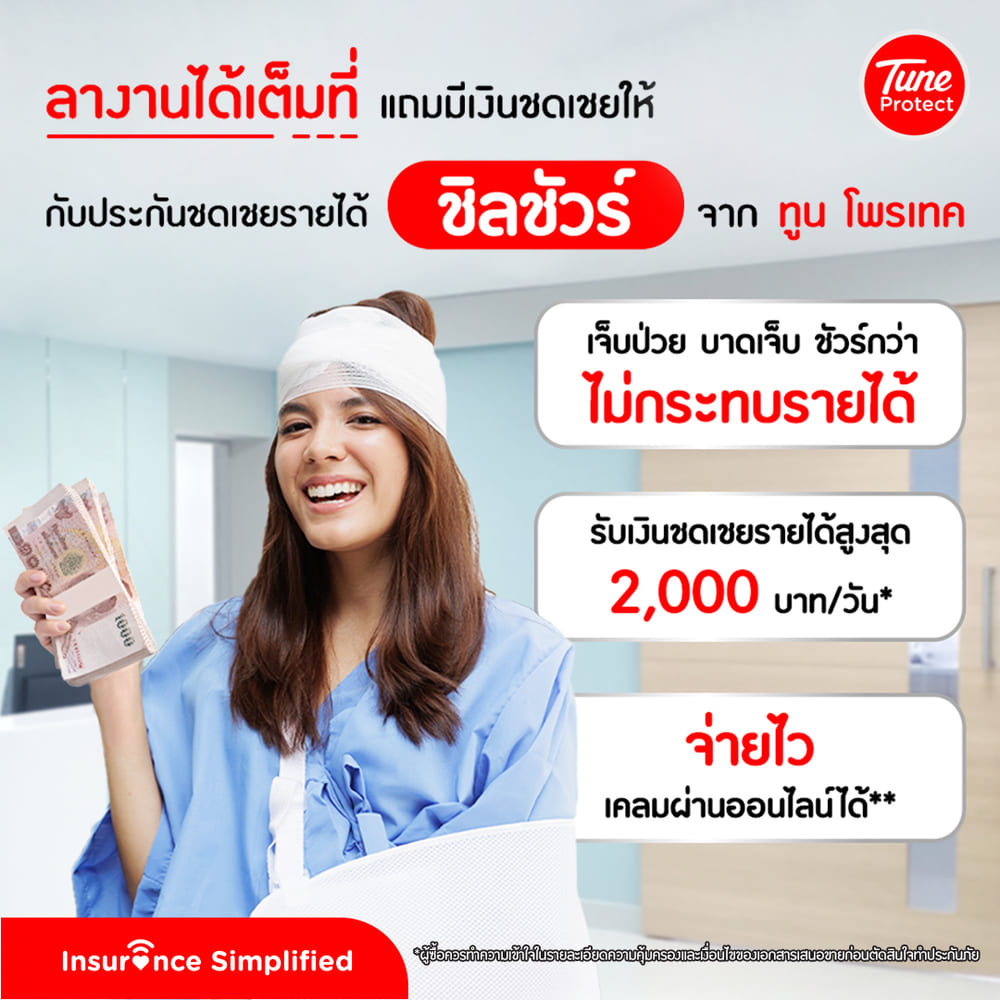 ประกันชดเชยรายได้ เปรียบเทียบ, ประกันชดเชยรายได้ แนะนำ