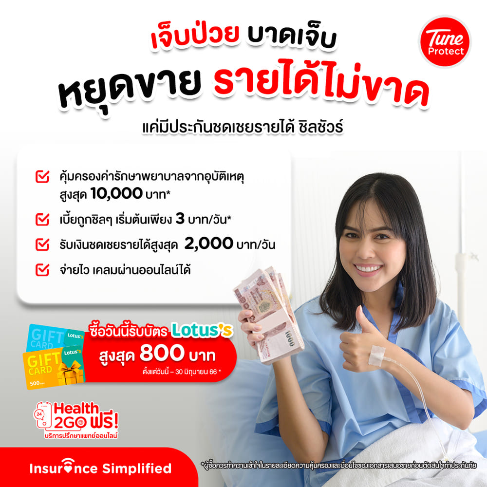 ประกันชดเชยรายได้ เปรียบเทียบ, ประกันชดเชยรายได้ แนะนำ